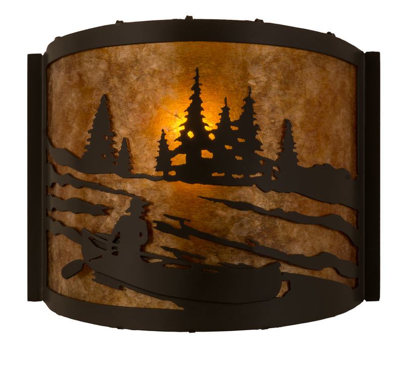 Meyda Tiffany 173353 One Light Wall Sconce, Timeless Bronze