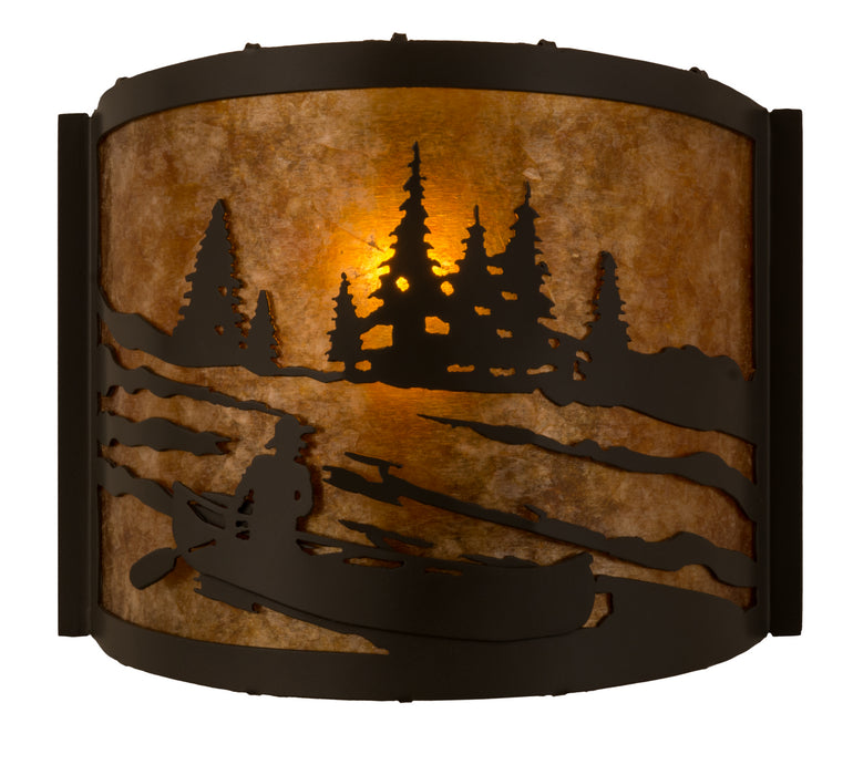 Meyda Tiffany 173353 One Light Wall Sconce, Timeless Bronze
