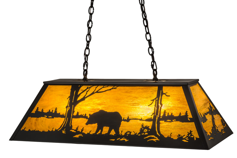 Meyda Tiffany 173487 Six Light Pendant, Timeless Bronze
