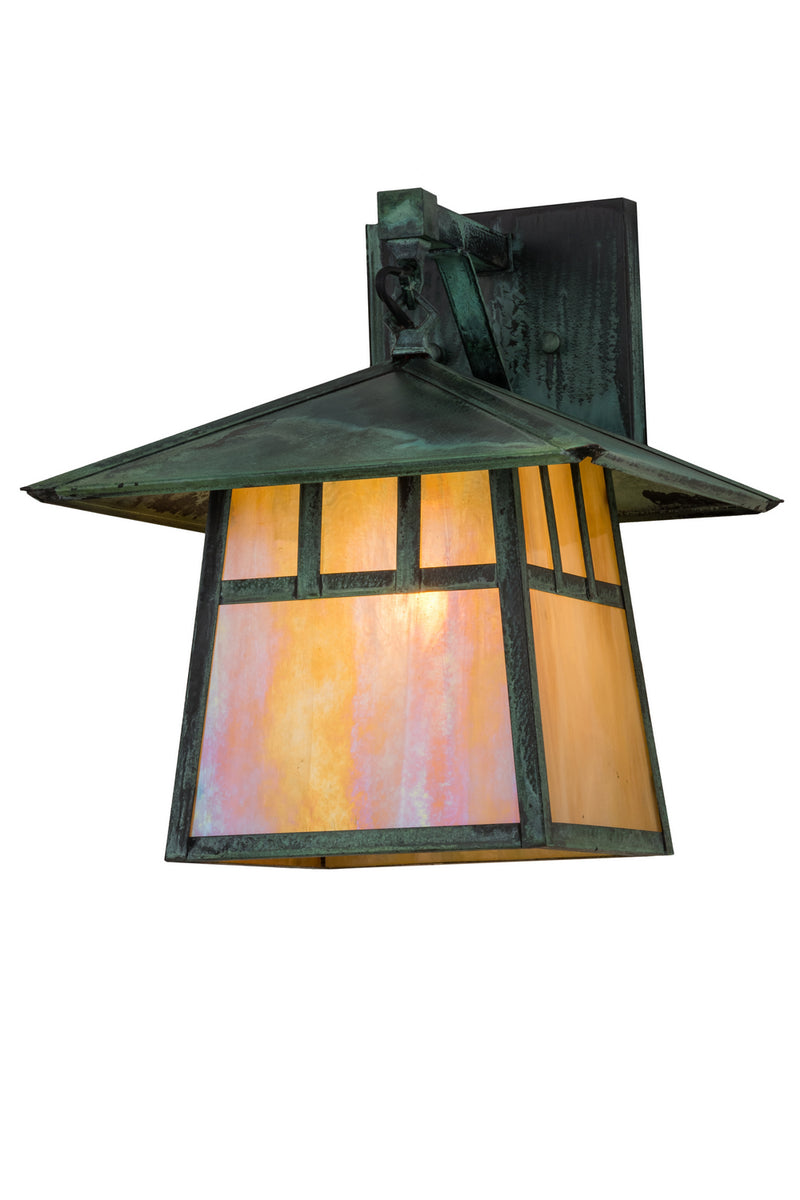 Meyda Tiffany 173533 One Light Wall Sconce, Verdigris