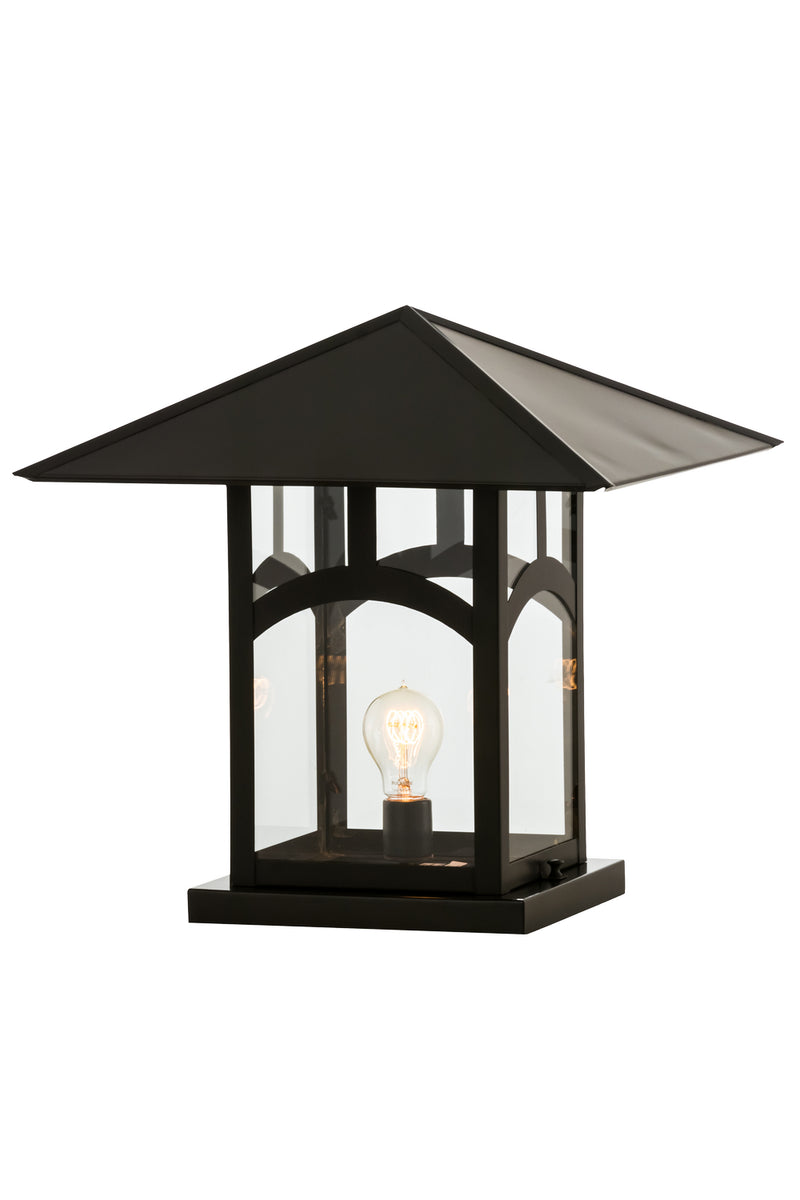 Meyda Tiffany 173701 One Light Pier Mount, Craftsman Brown
