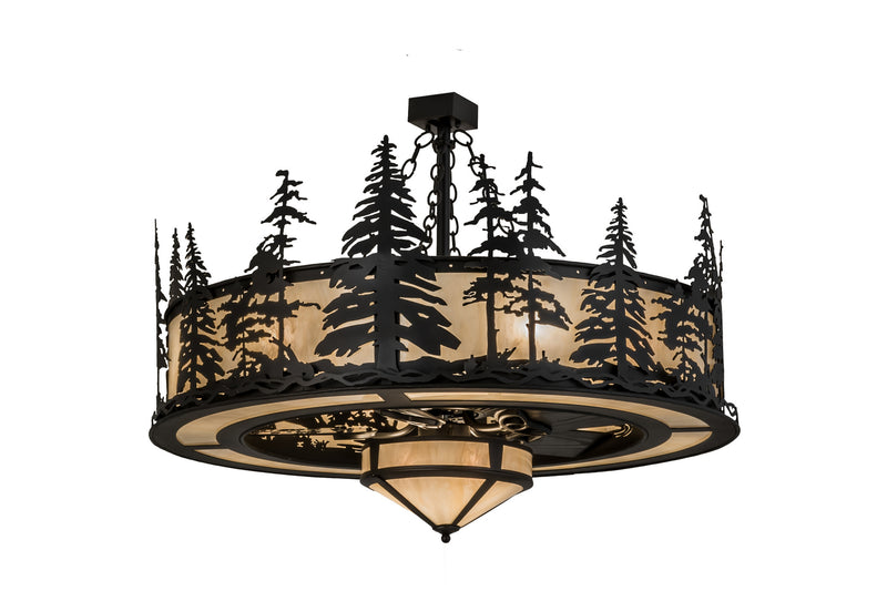 Meyda Tiffany 173713 11 Light Chandel-Air, Black