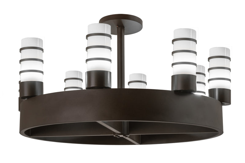 Meyda Tiffany 173963 Eight Light Chandelier, Cafe Noir