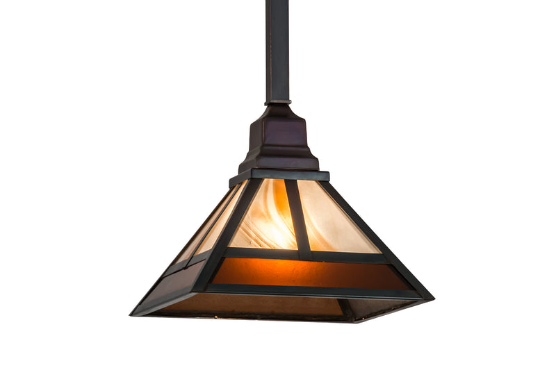 Meyda Tiffany 174097 One Light Pendant, Chemical Antique Brass