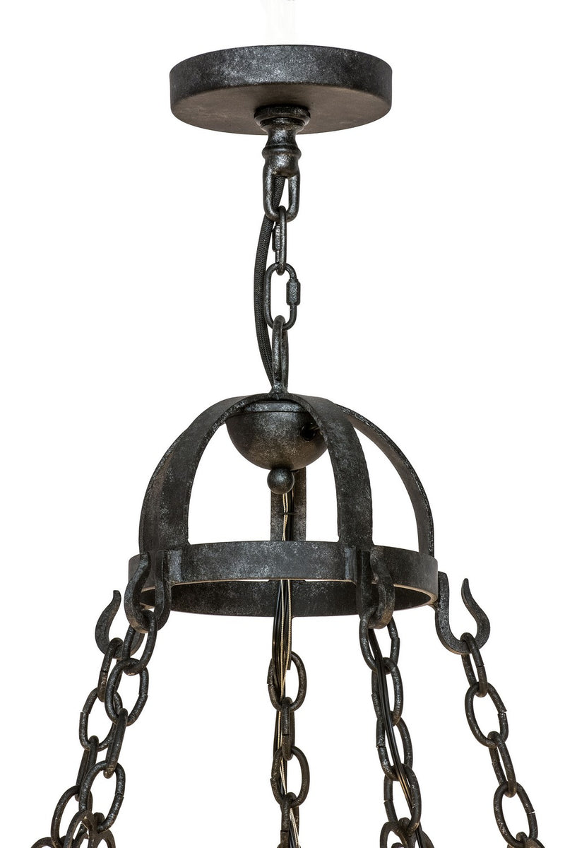 Meyda Tiffany 174330 15 Light Chandelier, Smoke