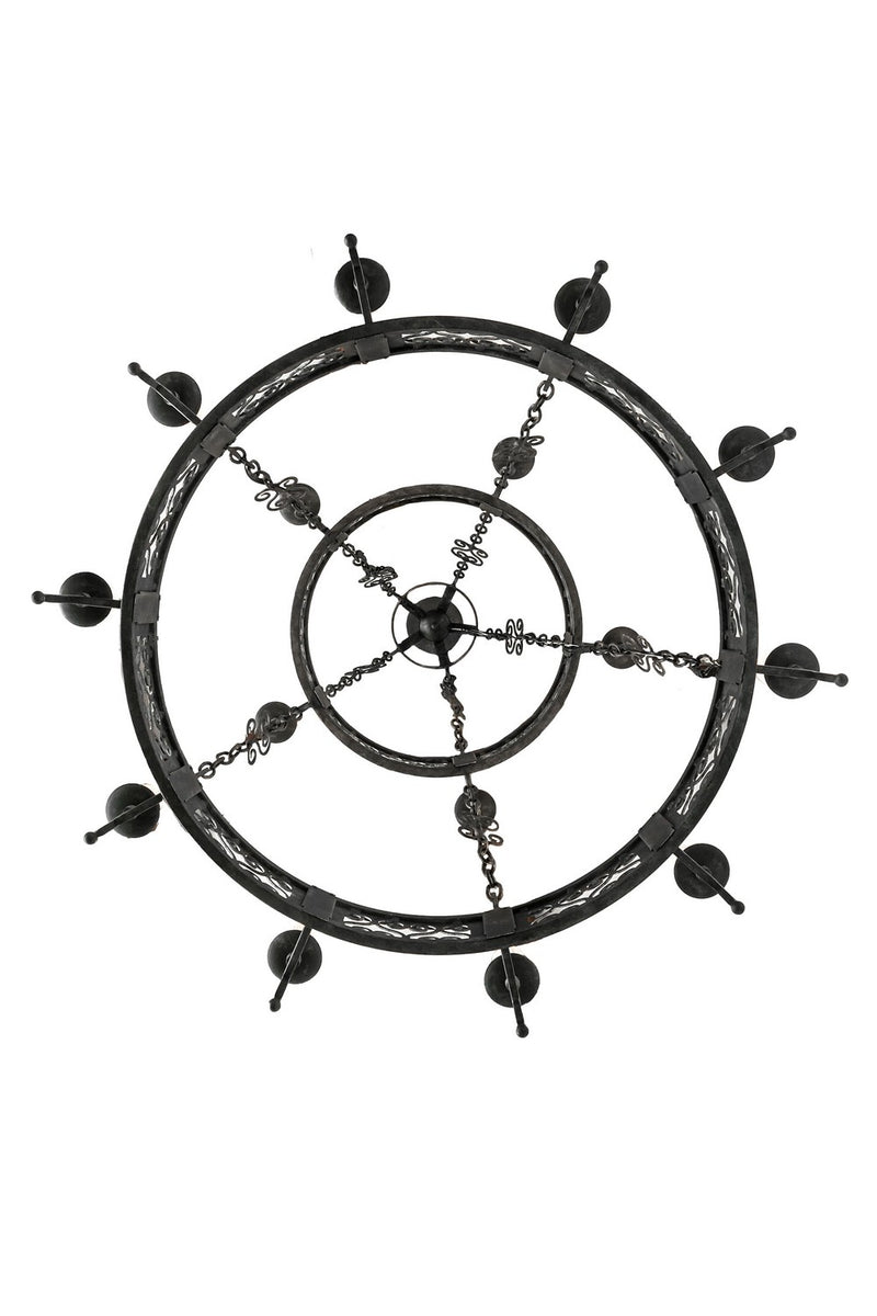 Meyda Tiffany 174330 15 Light Chandelier, Smoke