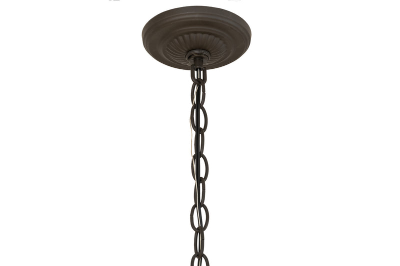 Meyda Tiffany 175104 Three Light Pendant, Craftsman Brown