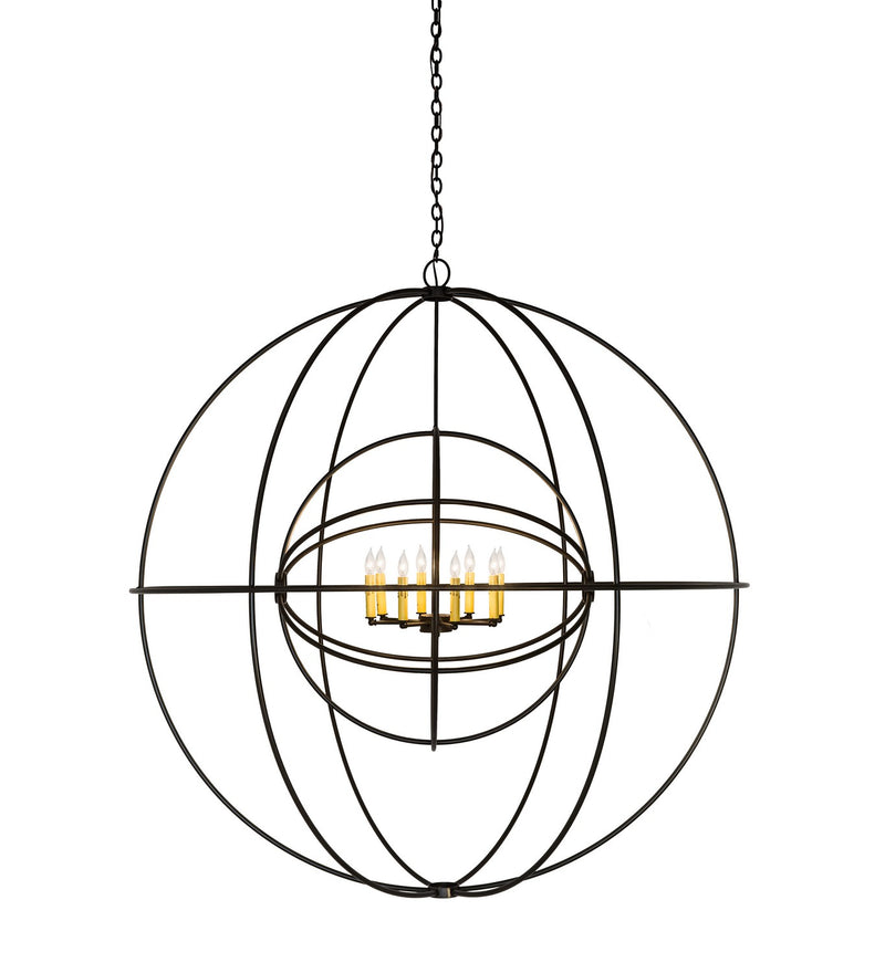 Meyda Tiffany 175340 Eight Light Chandelier, Timeless Bronze