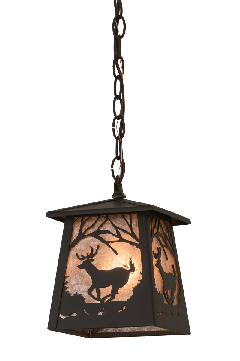 Meyda Tiffany 175657 One Light Mini Pendant, Oil Rubbed Bronze