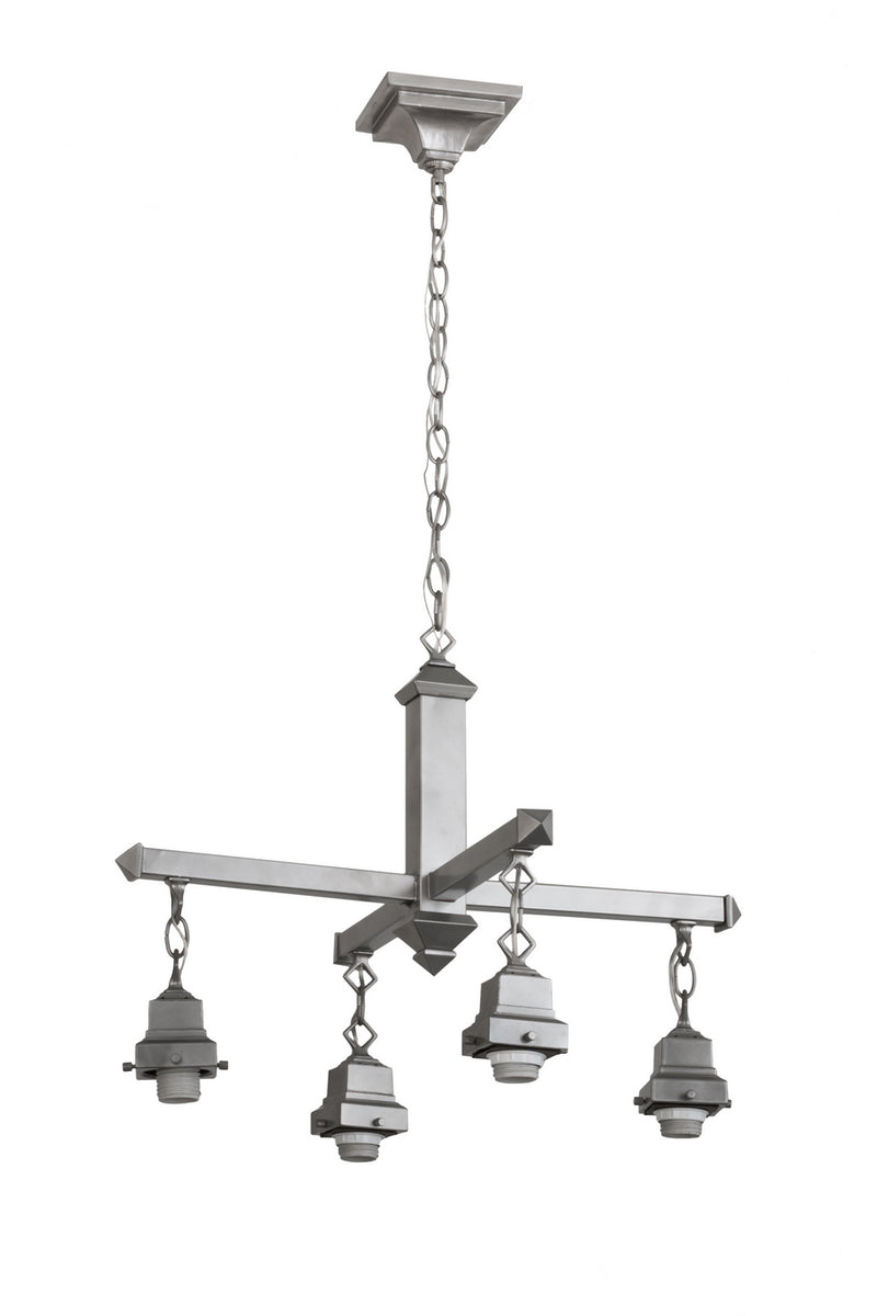 Meyda Tiffany 175988 Four Light Chandelier Hardware, Nickel