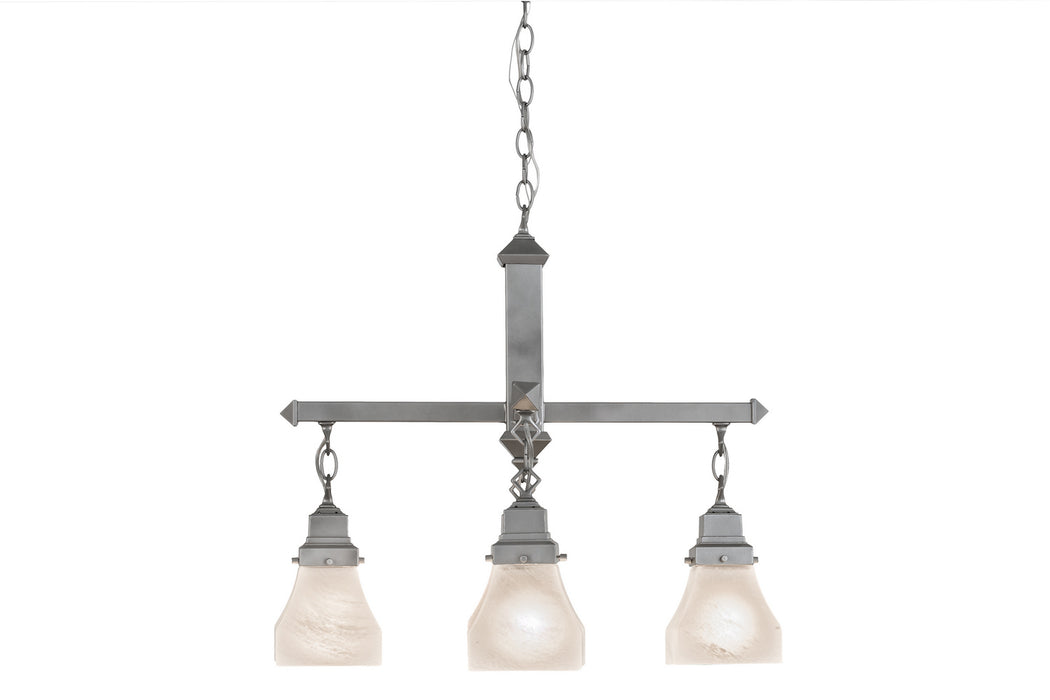 Meyda Tiffany 175992 Four Light Chandelier, Nickel