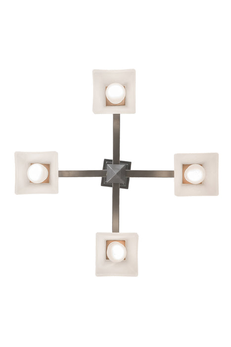 Meyda Tiffany 175992 Four Light Chandelier, Nickel