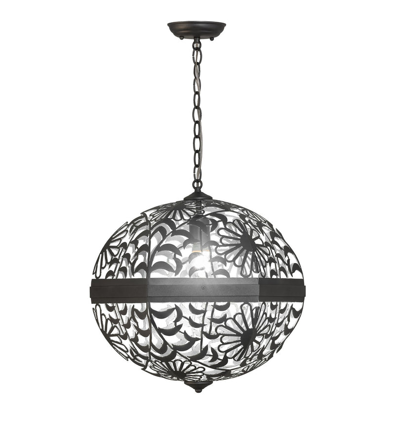 Meyda Tiffany 176143 One Light Pendant, Pewter