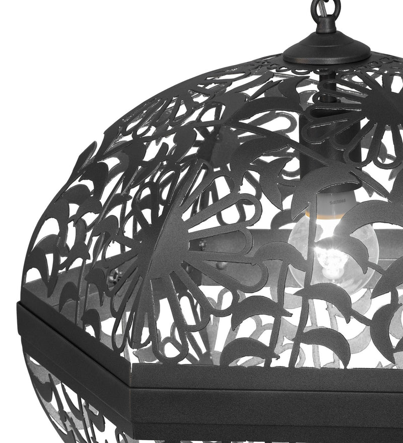 Meyda Tiffany 176143 One Light Pendant, Pewter