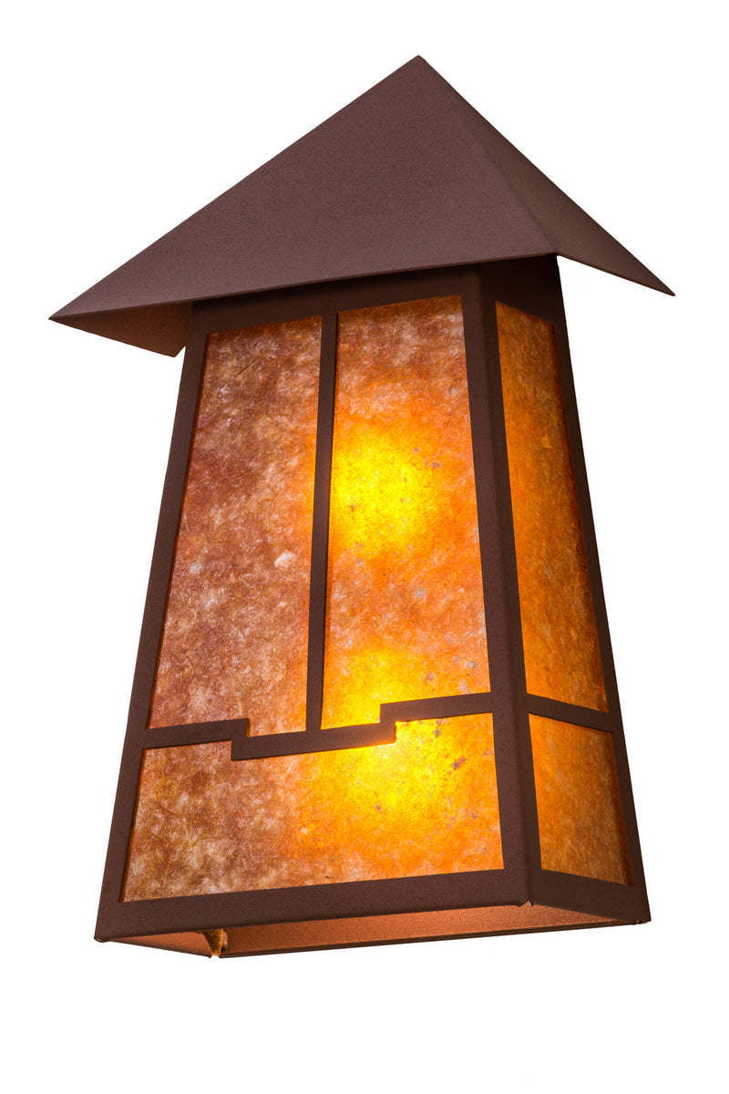 Meyda Tiffany 19115 Two Light Wall Sconce, Rust