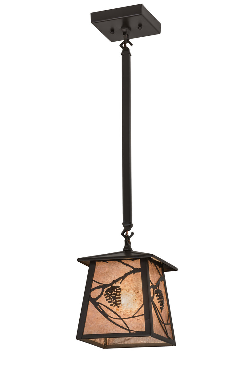 Meyda Tiffany 29096 One Light Pendant, Timeless Bronze