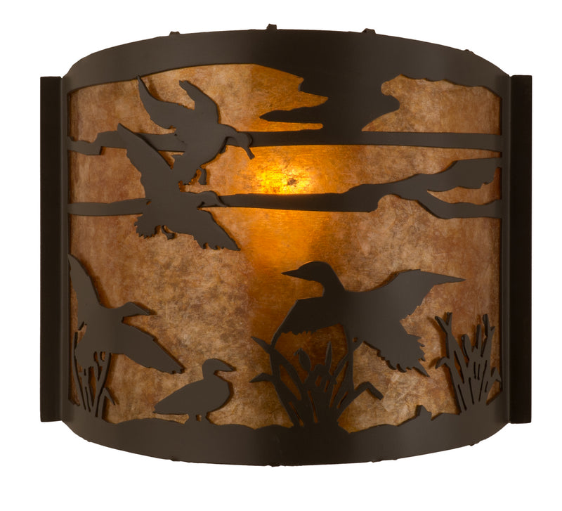 Meyda Tiffany 81076 One Light Wall Sconce, Timeless Bronze