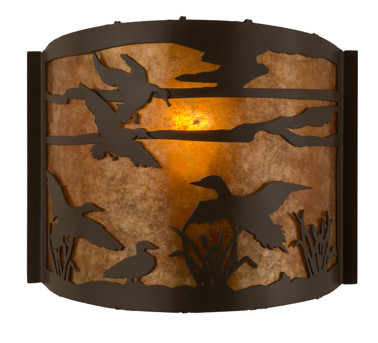 Meyda Tiffany 81076 One Light Wall Sconce, Timeless Bronze