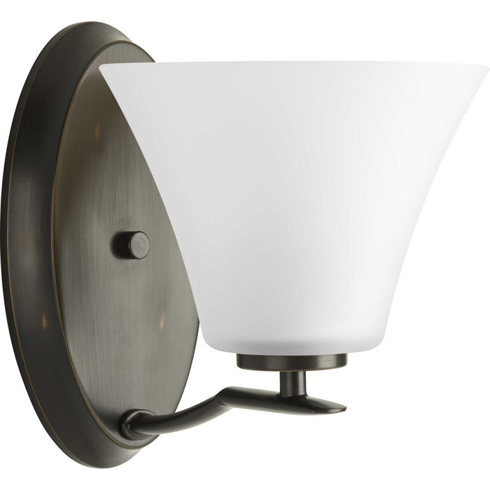 Progress Lighting P2004-20W One Light Bath Bracket, Antique Bronze