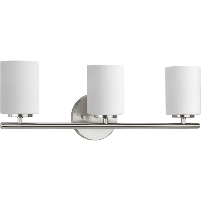 Progress Lighting P2159-09 Three Light Bath Bracket, Brushed Nickel