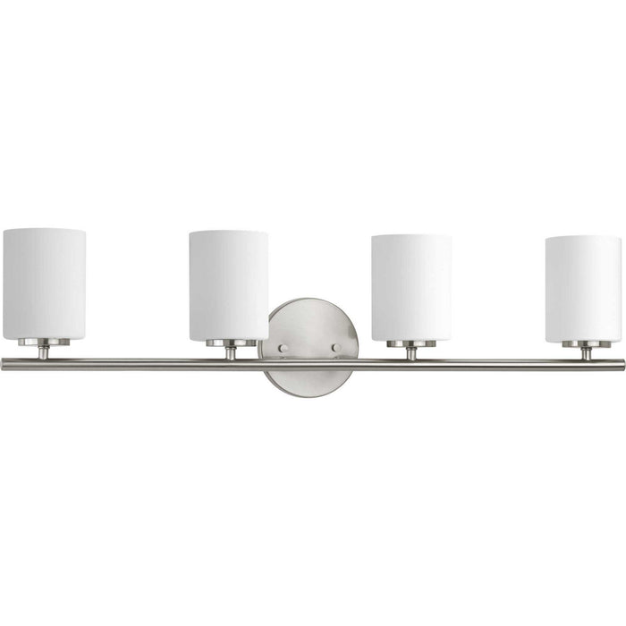 Progress Lighting P2160-09 Four Light Bath Bracket, Brushed Nickel