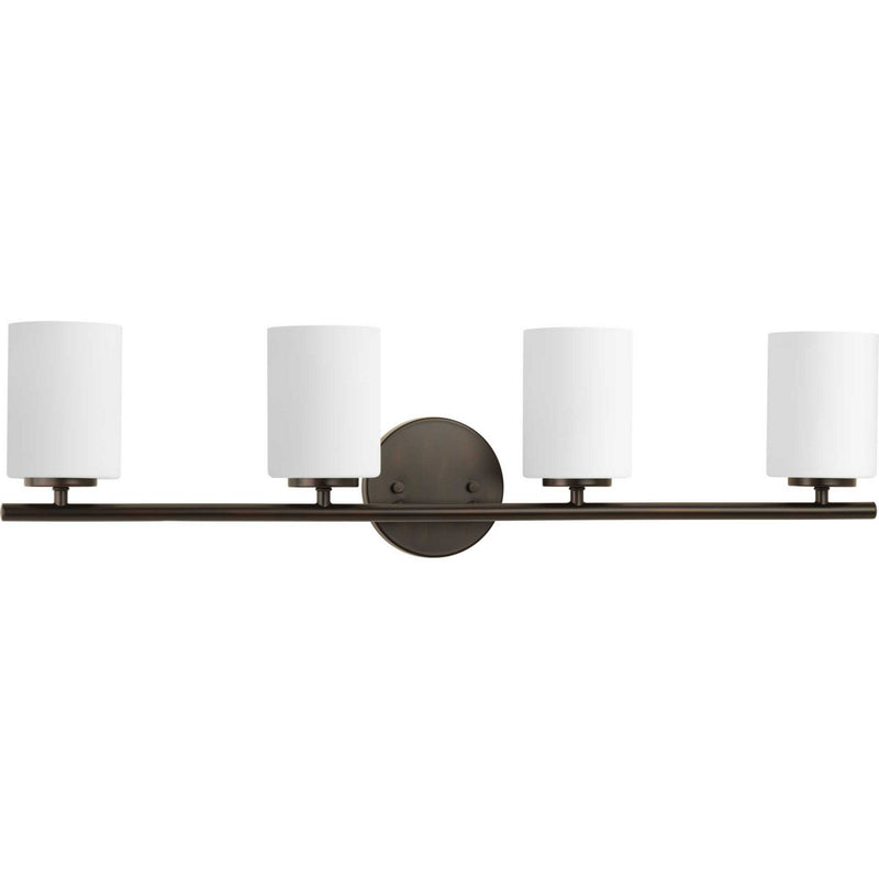 Progress Lighting P2160-20 Four Light Bath Bracket, Antique Bronze