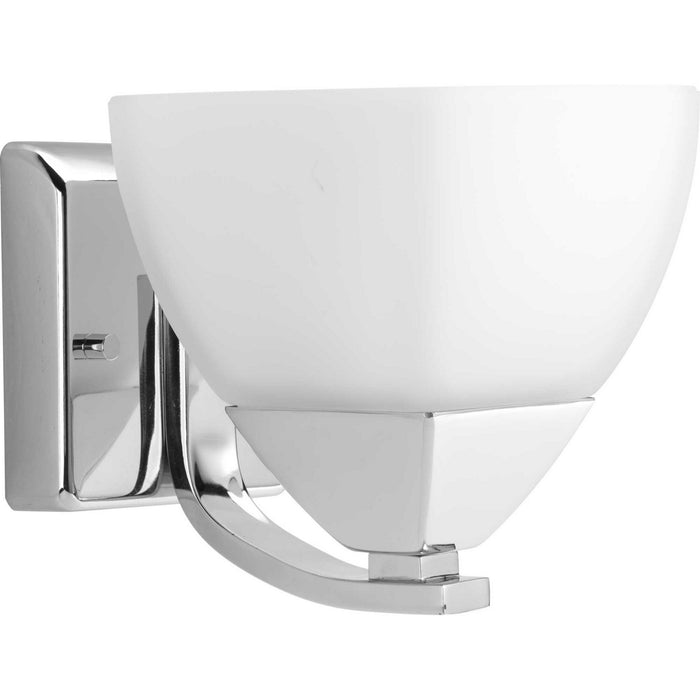 Progress Lighting P2700-15 One Light Bath Bracket, Polished Chrome