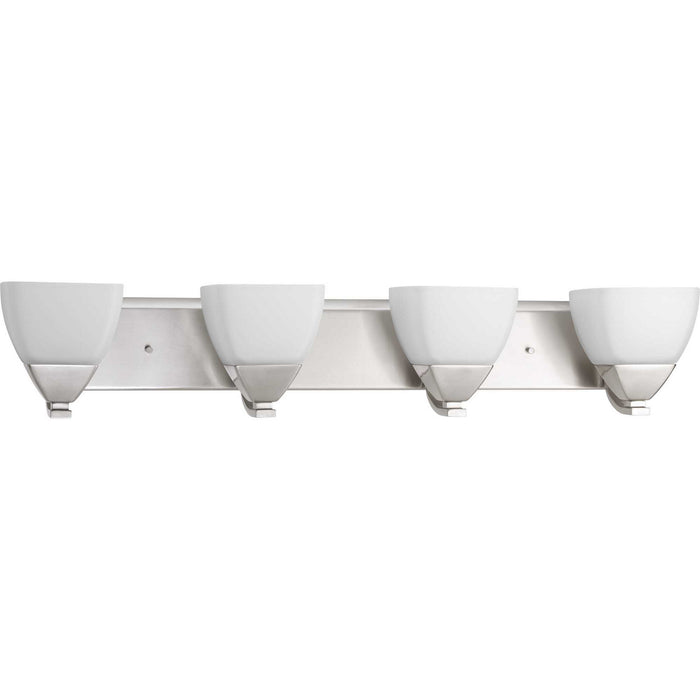 Progress Lighting P2703-09 Four Light Bath Bracket, Brushed Nickel