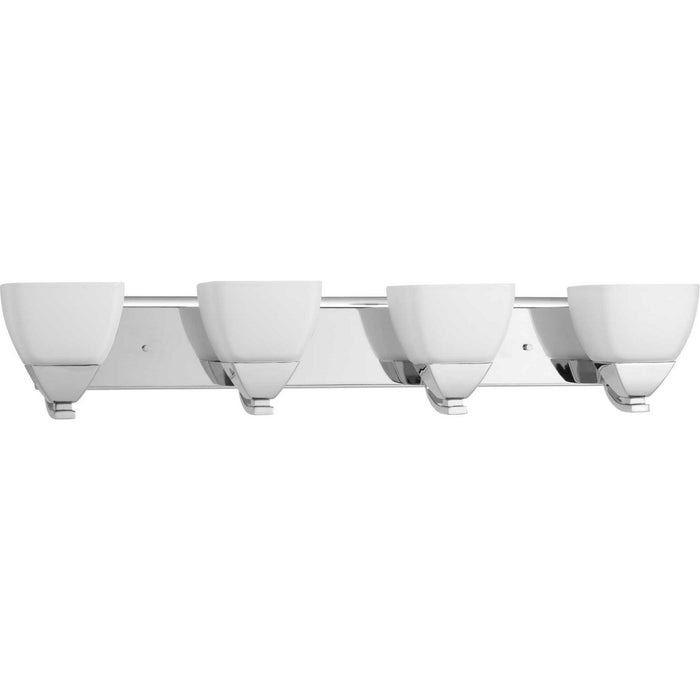 Progress Lighting P2703-15 Four Light Bath Bracket, Polished Chrome