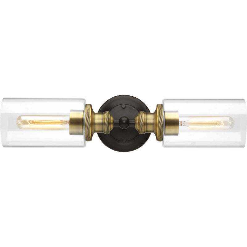 Progress Lighting P2809-20 Two Light Bath Bracket, Antique Bronze