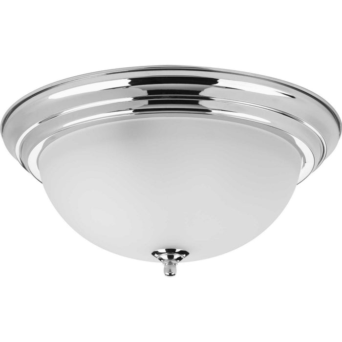 Progress Lighting P3926-15ET Three Light Flush Mount, Polished Chrome