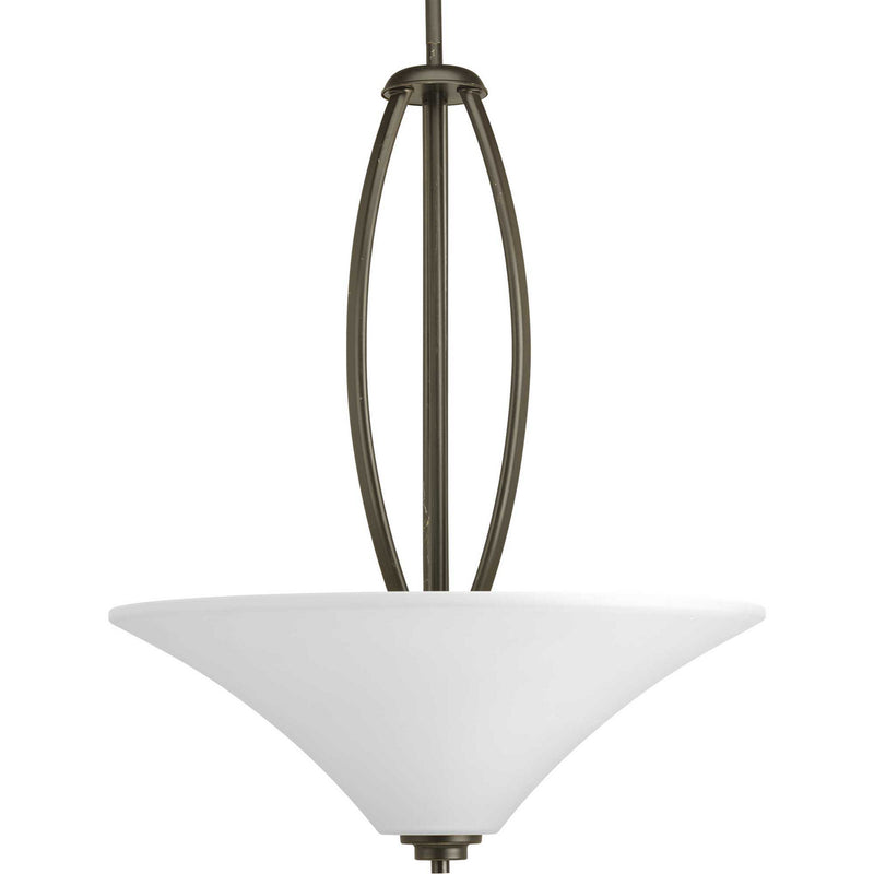 Progress Lighting P3951-20W Three Light Pendant, Antique Bronze