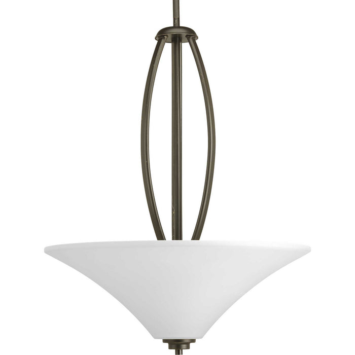 Progress Lighting P3951-20W Three Light Pendant, Antique Bronze