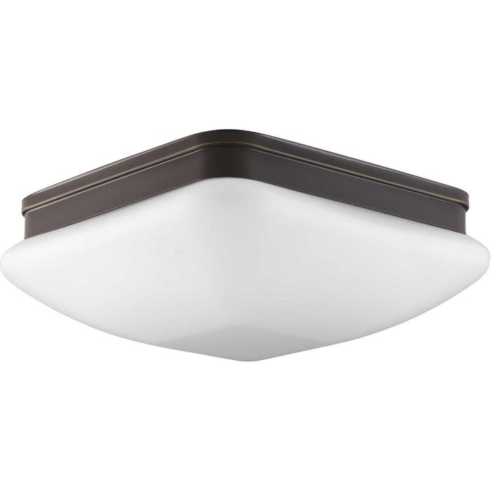Progress Lighting P3992-20 Three Light Flush Mount, Antique Bronze