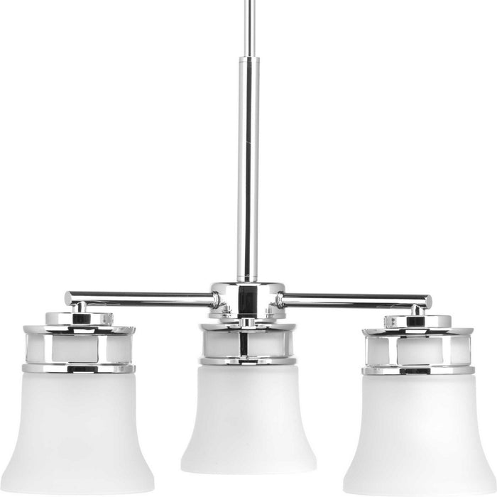Progress Lighting P4612-15 Three Light Chandelier, Polished Chrome