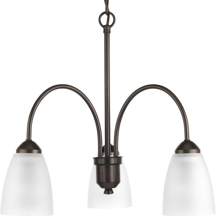 Progress Lighting P4734-20 Three Light Chandelier, Antique Bronze