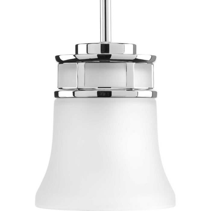 Progress Lighting P5066-15 One Light Mini Pendant, Polished Chrome