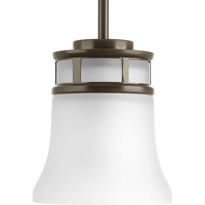 Progress Lighting P5066-20 One Light Mini Pendant, Antique Bronze
