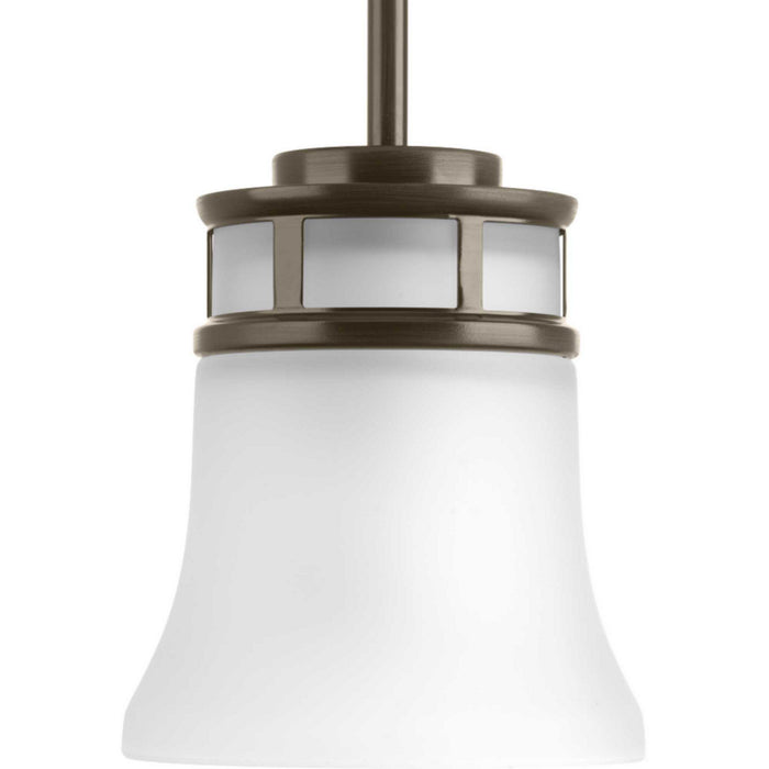 Progress Lighting P5066-20 One Light Mini Pendant, Antique Bronze