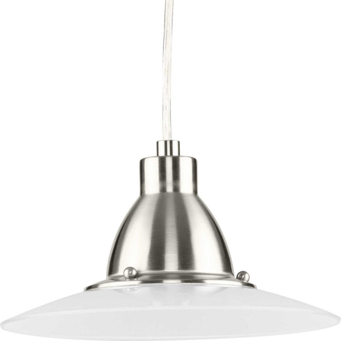 Progress Lighting P5072-0930K9 LED Pendant, Brushed Nickel