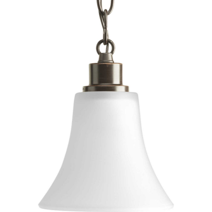 Progress Lighting P5270-20W One Light Pendant, Antique Bronze