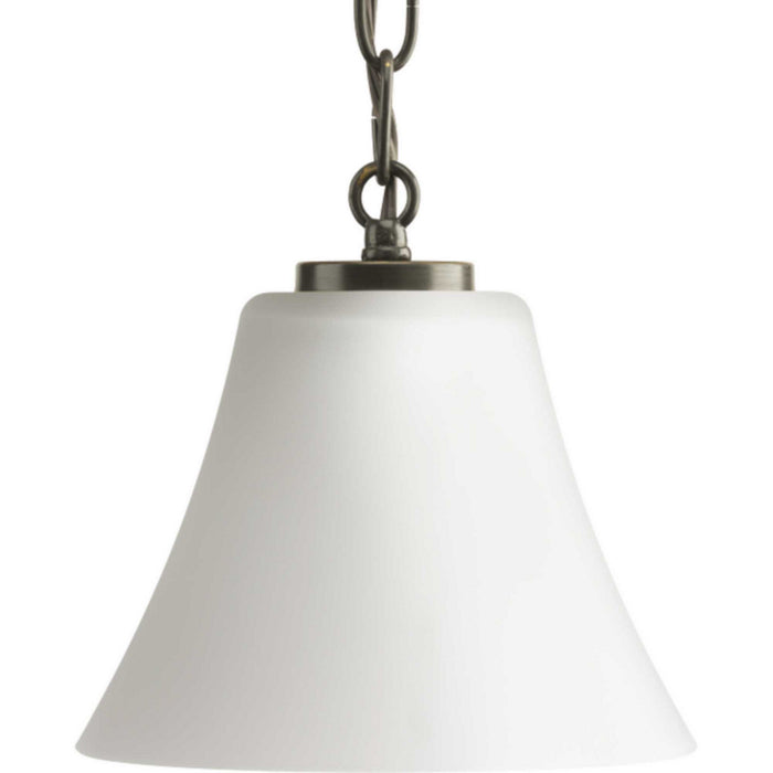 Progress Lighting P5300-20W One Light Pendant, Antique Bronze