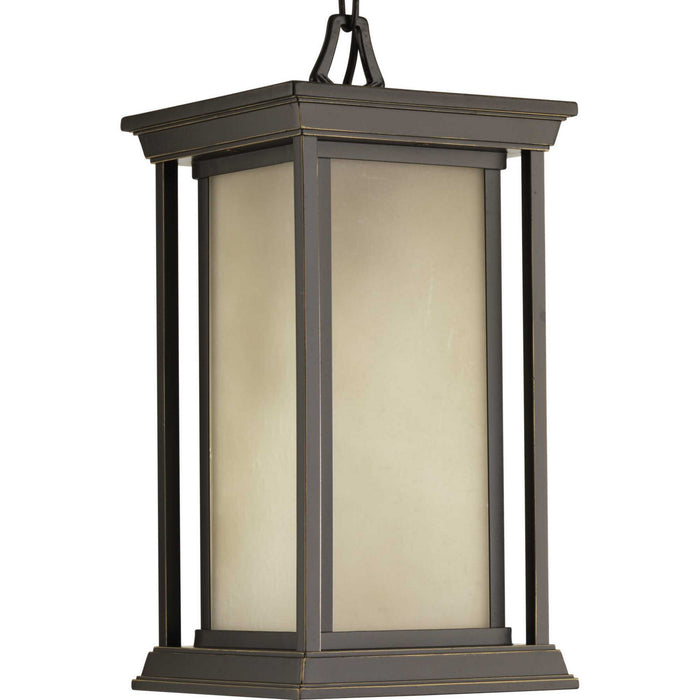 Progress Lighting P5500-20 One Light Hanging Lantern, Antique Bronze