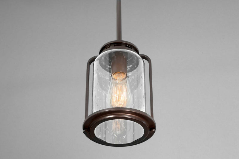Progress Lighting P5560-20 One Light Hanging Lantern, Antique Bronze