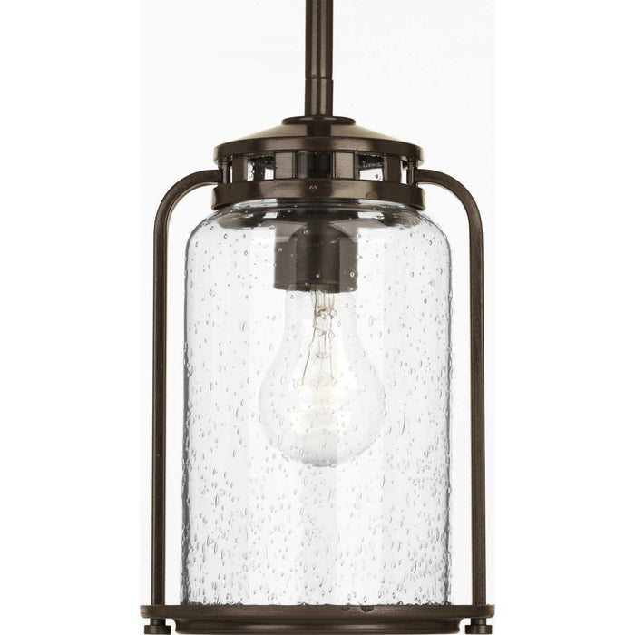 Progress Lighting P5560-20 One Light Hanging Lantern, Antique Bronze