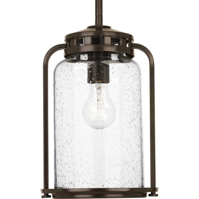 Progress Lighting P5561-20 One Light Hanging Lantern, Antique Bronze
