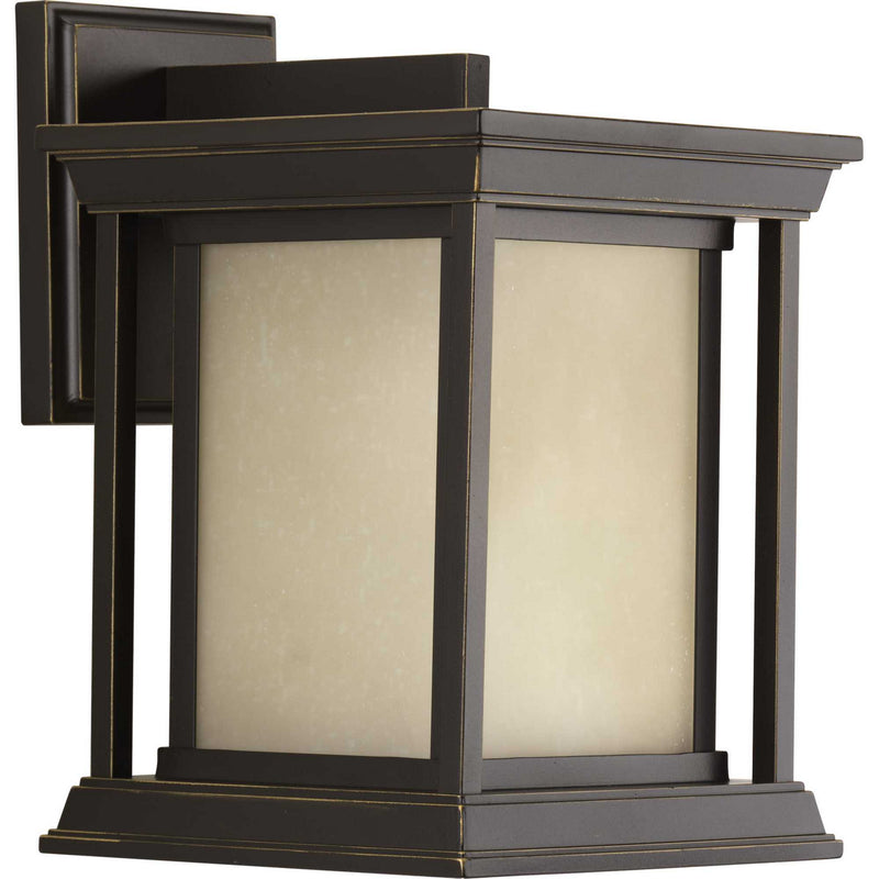 Progress Lighting P5605-20 One Light Wall Lantern, Antique Bronze