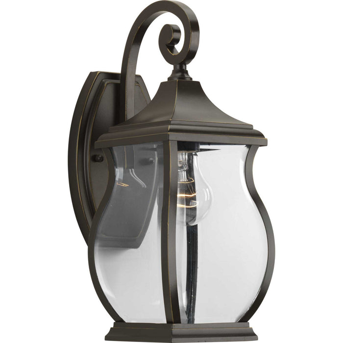 Progress Lighting P5692-108 One Light Wall Lantern, Oil Rubbed Bronze