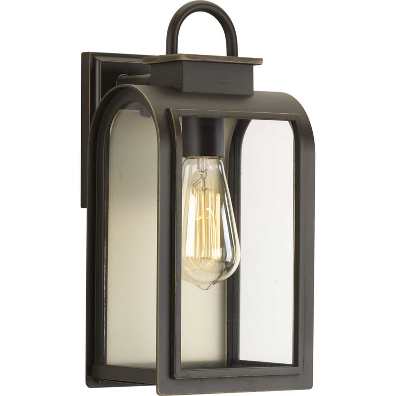 Progress Lighting P6030-108 One Light Wall Lantern, Oil Rubbed Bronze