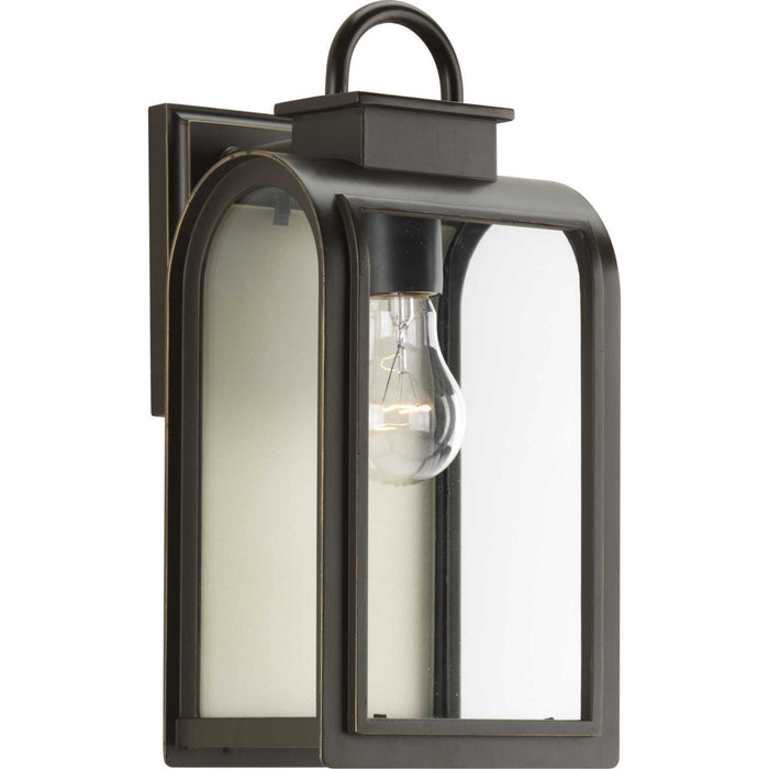 Progress Lighting P6030-108 One Light Wall Lantern, Oil Rubbed Bronze